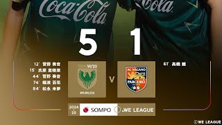 Tokyo Verdy Beleza 5X1 A.C Parceiro Nagano: Melhores Momentos: Liga Japonesa Feminina 🇯🇵🏟🏆: 7-Rodada