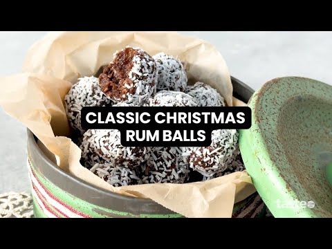 How to make classic Christmas rum balls recipe