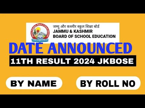 Jkbose Class 11th Result Today Declared 2024 ? || Jkbose Class 11th Result 2024 || Class 11th Result