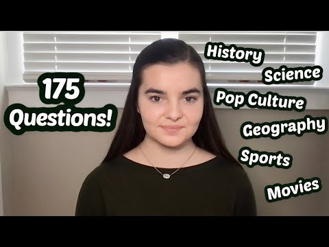 ASMR 1 Hour of Whispering General Knowledge Trivia Questions | How Many Can You Get?