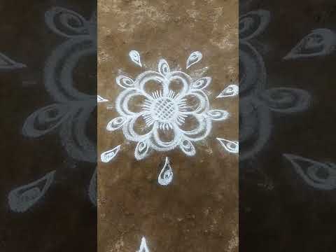 Rangoli||masi madha chinna rangoli kolam||#shorts