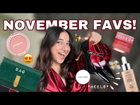 *My November Favourites* 🥹🫶🏼❄️ | Makeup, Heels, Bags & More ✨🥰 | Rashi Shrivastava #amazonhaul