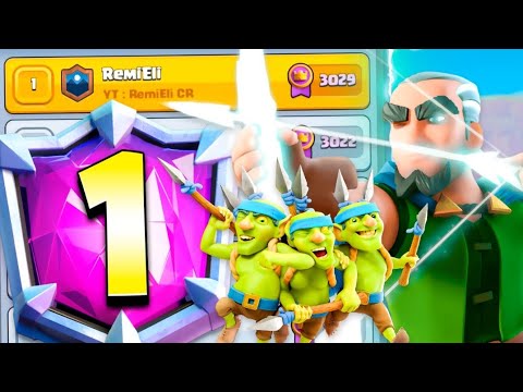 TOP 1 WITH 3000 TROPHIES - Clash Royale