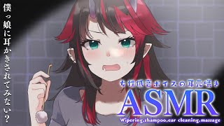 [ASMR/3dio]ゼロ距離で感じる女性低音ボイス👂シャンプー/耳かき/耳ふー/耳マッサージ/囁き寝かしつけ Relax Sleep Sound【龍ヶ崎リン / シュガリリ】