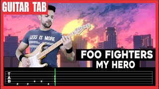 【FOO FIGHTERS】[ My Hero ] cover Dotti Brothers | LESSON | GUITAR TAB