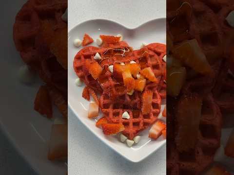 Whole lot of love in this kitchen💌 These heart shaped waffles are a must