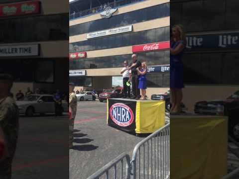 National Anthem for NHRA Drag Racing