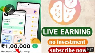 100/FREE Real earning app/Daly Earn 1k-2k brainly money tips