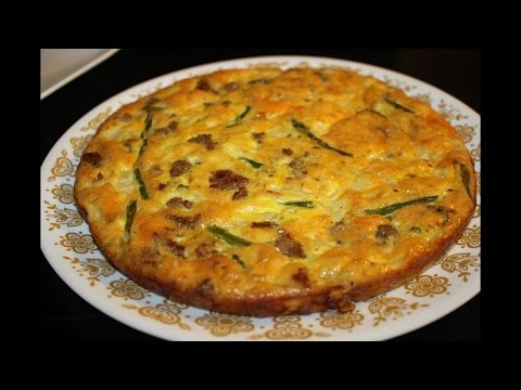 Sausage n Cheese Breakfast Frittata ~ Easy ~