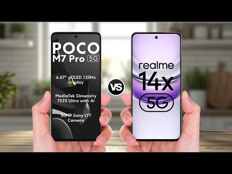 POCO M7 Pro 5G Vs Realme 14x 5G