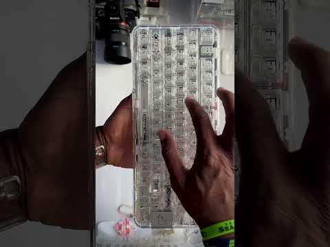 YUNZII Coolkiller CK75 Wireless Hot Swappable Mechanical Keyboard, Transparent Acrylic UNBOXING