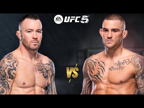 UFC 5 COLBY COVINGTON VS. DUSTIN POIRIER FOR THE UFC WORLD WELTERWEIGHT CHAMPIONSHIP BELT!