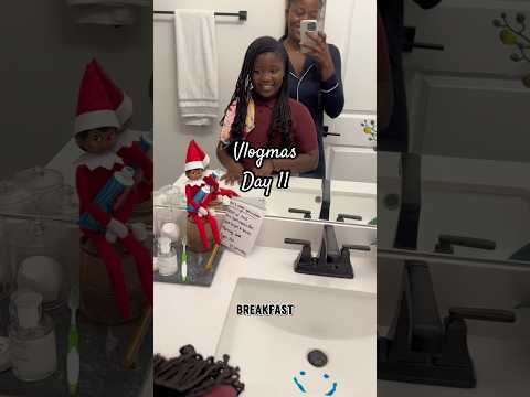 An elf with toothpaste?! You won’t believe how my morning started…😂 #VlogmasDay11 #MomLife #family