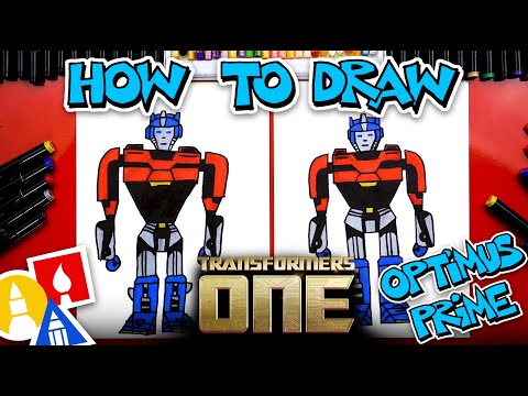 How to draw Optimus Prime from the new Transformers One Movie