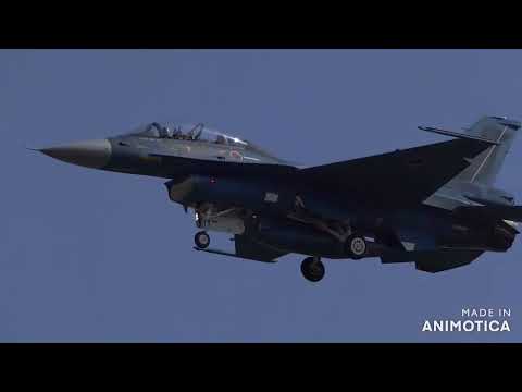 岐阜基地　F2洋上#105　1st離着陸訓練　入間基地T4#735　2024.04.01