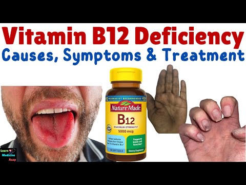 Vitamin B12 Deficiency – Symptoms, Causes, Diagnosis, Treatment & Prevention | Cobalamin Deficiency