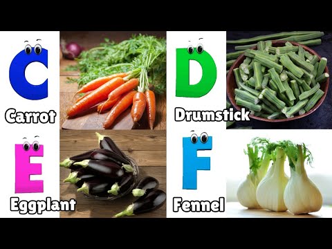 Vegetables ABC Song | Learn English Alphabet Letters | Phonics for Kids