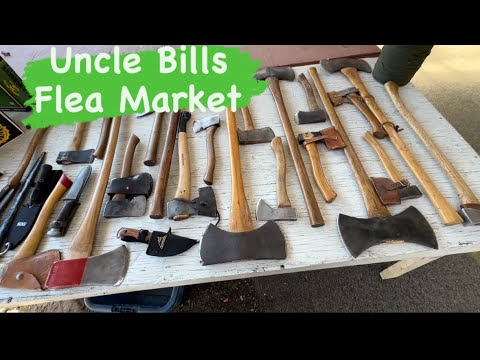 Shopping for Antiques at Uncle Bill’s Flea Market in the Smoky Mountains Antiquing Anvils Vlog Video