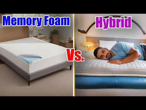 Memory Foam Vs Hybrid Mattress - Which Mattress is Best In India 2025 ?