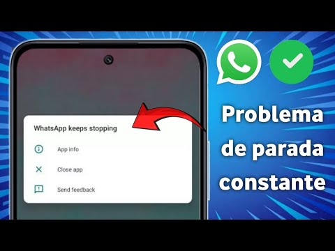 Como consertar o problema de parada constante do WhatsApp (2025)