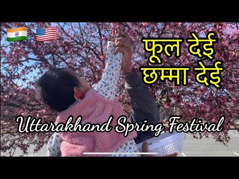 फूल देई छम्मा देई 2021 | in USA | Celebrating Uttarakhand Spring Festival | Phool Dei Chhamma dei