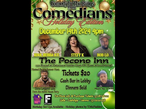 Comedians Holiday Edition Event Hosted By Bowlegged Lou