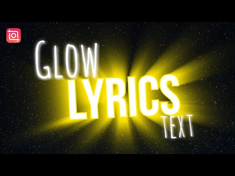 🎶Trending Glow Lyrics Video Editing with InShot | Glowing Text Lyrics Status Video