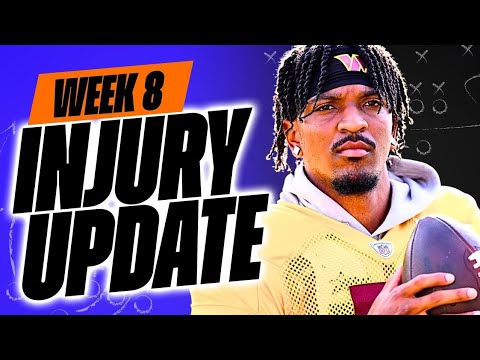 🔥MUST SEE Week 8 INJURY UPDATES 🔥- Fantasy Football Advice