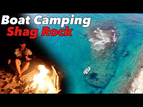 Overnight Tinny camping adventure to Shag Rock - North Stradbroke Island