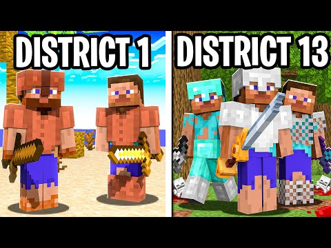 100 Players Simulate THE HUNGER GAMES in Minecraft!