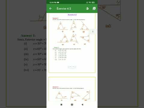 Class 7 maths ch 6 triangle and it's properties exercise 6.2 solution #mathproblems #arithmetic