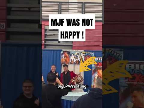 MJF is not a fan of the WWE Championship ! #wwe #funny