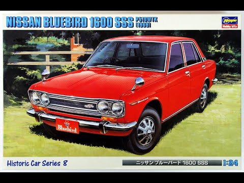 Whats In The Box | Hasegawa Nissan Bluebird 1600 SSS (P510WTK 1969)