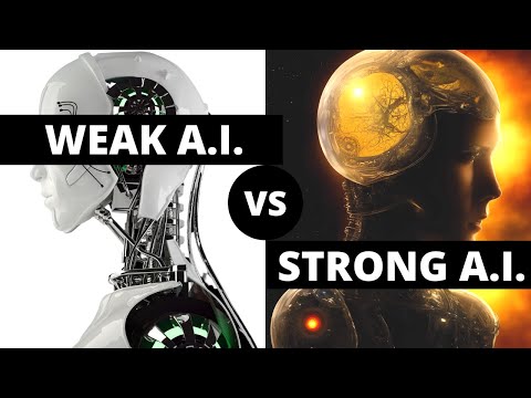 Strong A.I. vs Weak A.I. vs Narrow A.I. vs General A.I. - The Philosophical Differences Explained