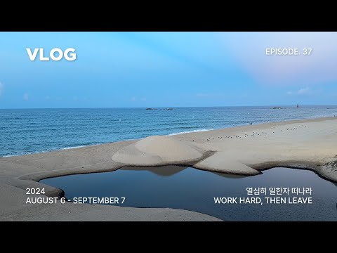 VLOG | 바쁜 일상을 끝내고 떠난 여름휴가 🌊 (디자이너 브이로그 / 여름휴가 브이로그 / 썸머키친 / 오브리에타 / 강릉여행 / 아이노가든 키친 / 슬로우핸드)