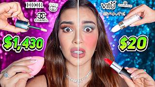 💄 MAQUILLAJE DE LUJO vs. ULTRA BARATO: 💰 ¿ES LO MISMO? ❌ - Lulu99