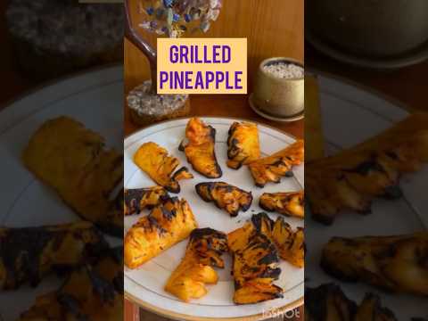 How to make Grilled Pineapple | சுவையான கிரில் அனாசி | स्वादिष्ट ग्रिल्ड अनानास | #viralvideo #food