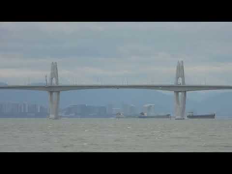 20241002山陀兒颱風外圍環流與金門大橋