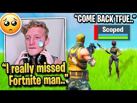 Tfue EMOTIONAL After FINALLY Returning to Fortnite with OLD Teammates!