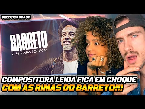 (ELA FICOU IMPRESSIONADA) LEIGA REAGE As RIMAS POÉTICAS do BARRETO! (REACT)