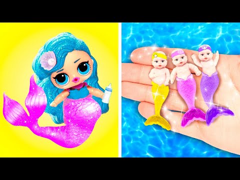 WOW 🤯 Rich Pregnant Mermaid! Crazy Pregnancy Moments and Cool Hacks