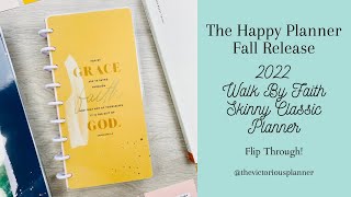 Walk By Faith Skinny Classic Happy Planner FLIP THROUGH! | The Happy Planner Fall Release