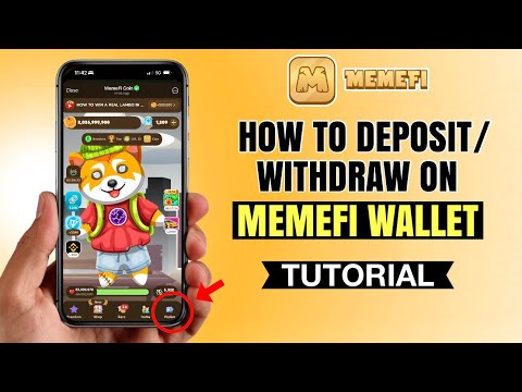 How to DEPOSIT or WITHDRAW on MemeFi Wallet | Non-Custodial | Telegram Tutorial