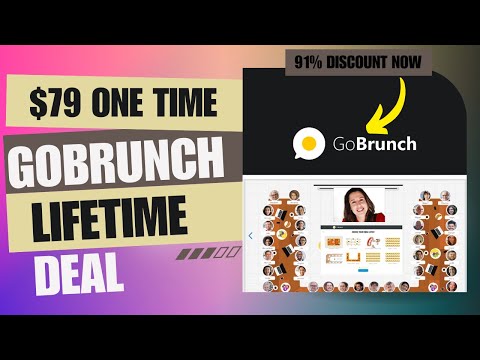 ✅⚡✅GoBrunch Lifetime Deal | Host Unlimited Webinars Effortlessly | $79 Lifetime Deal | 91% Now