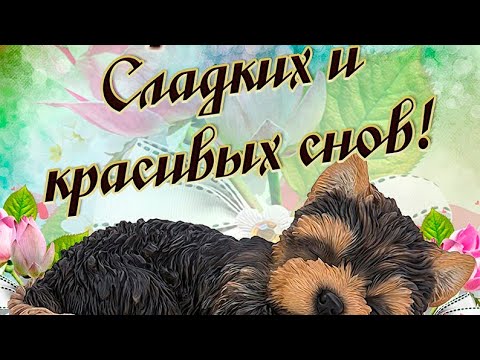 ДОБРОЙ НОЧИ! ПРИЯТНЫХ СНОВИДЕНИЙ! КРАСИВОЕ МУЗЫКАЛЬНОЕ ВИДЕО ПОЖЕЛАНИЕ ДЛЯ ТЕБЯ😴