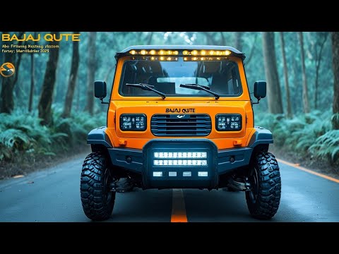 Discover the Stylish & Compact Bajaj Qute Auto Rickshaw 2025 Model