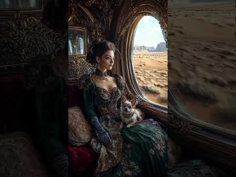 An Exquisite Journey Through Time #BaroqueTrain #RococoElegance #Timeless #ai   #AIArt #DigitalArt