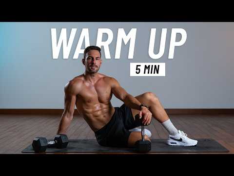 5 MIN WARM UP - Perfect for Home or Gym Workouts