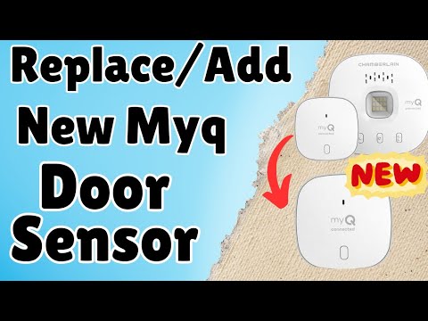 Replacing an old myq door sensor | Adding a new myq door sensor chamberlain | Devicessetup