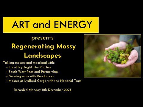 Art and Energy present an evening of Regenerating Mossy Landscapes with guest speakers